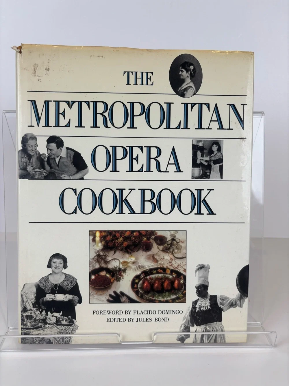 Vintage The Metropolitan Opera Cookbook (1988 Hardcover)